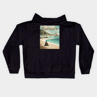 Karma's a Beach 2 Kids Hoodie